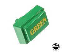 Pushbutton green rectangle Green