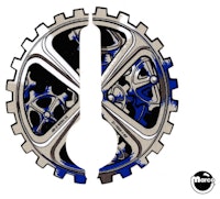 BLACK ROSE (Bally) Cannon decal base set