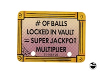 ADDAMS FAMILY (Bally) Plastic "Super Jackpot" prototype