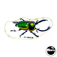 ADDAMS FAMILY (BALLY) PLAYFIELD PLASTIC - Beetle Plastic