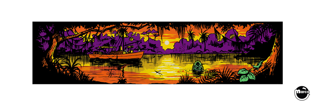 CREATURE FROM THE BLACK LAGOON (Bally) Decal top
