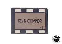 CREATURE BLACK LAGOON (Bally) Decal Kevin O'Connor