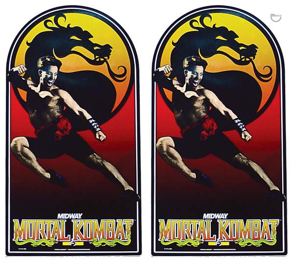 MORTAL KOMBAT (Midway) Cabinet decals (2)
