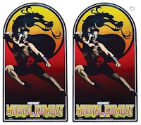 MORTAL KOMBAT (Midway) Cabinet decals (2)