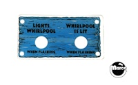 WHITE WATER (Williams) Playfield plastic