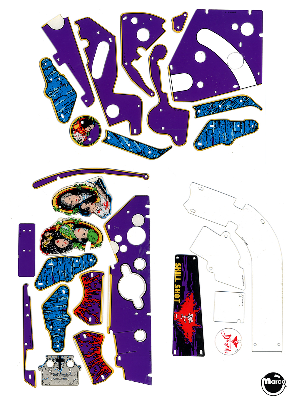 31-1744 - DRACULA (Williams) plastic set - Marco Specialties