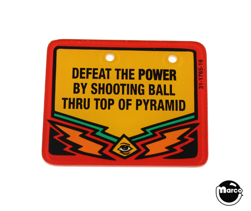TWILIGHT ZONE (Bally) Plastic "Defeat.."