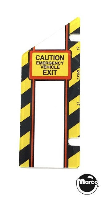 JUDGE DREDD (Bally) Plastic 'Caution Emergency'