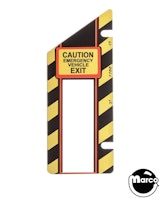 JUDGE DREDD (Bally) Plastic 'Caution Emergency'
