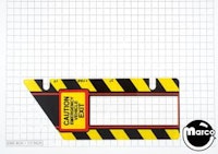 JUDGE DREDD (Bally) Plastic 'Caution Emergency'