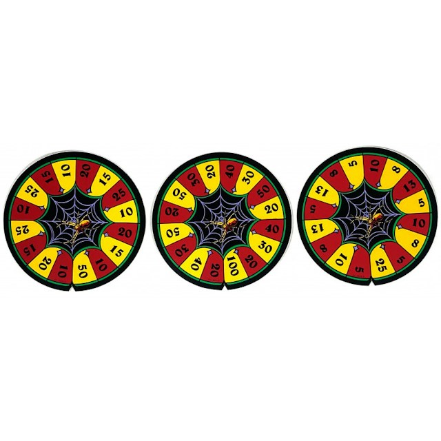 ADDAMS FAMILY VALUES (Midway) Decal spin 3 piece set