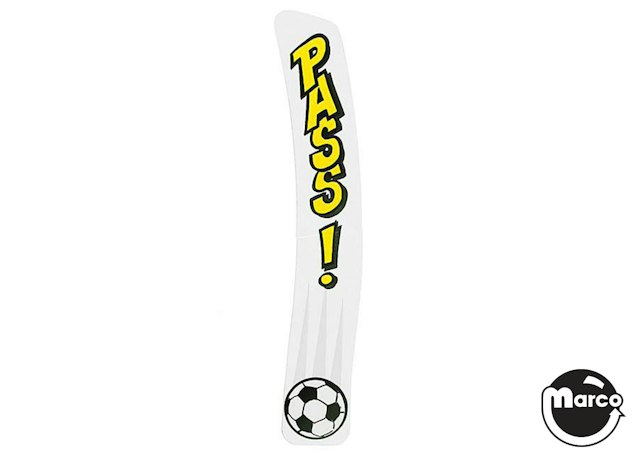 WORLD CUP SOCCER (Bally) Decal "Pass"