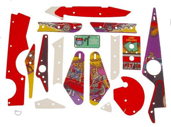 CORVETTE (Bally) plastic set USE 31-50036