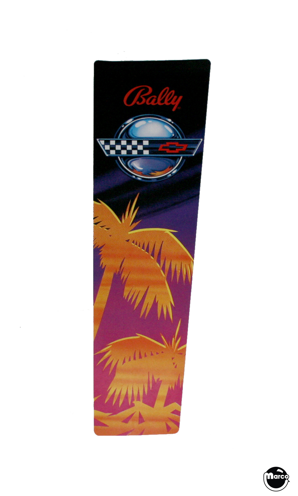 CORVETTE (Bally) Decal backbox left