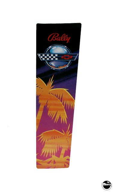 CORVETTE (Bally) Decal backbox left