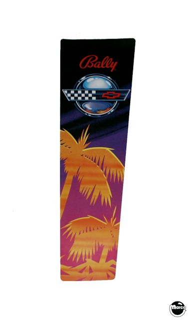 CORVETTE (Bally) Decal backbox left