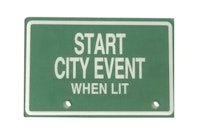 ROAD SHOW (Williams) Plastic 'Start City Event'
