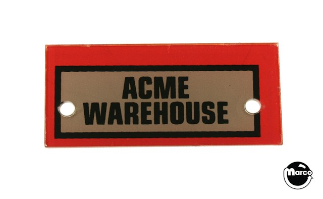 DIRTY HARRY (Williams) Plastic "Acme..."