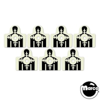 DIRTY HARRY (Williams) Decals targets 7