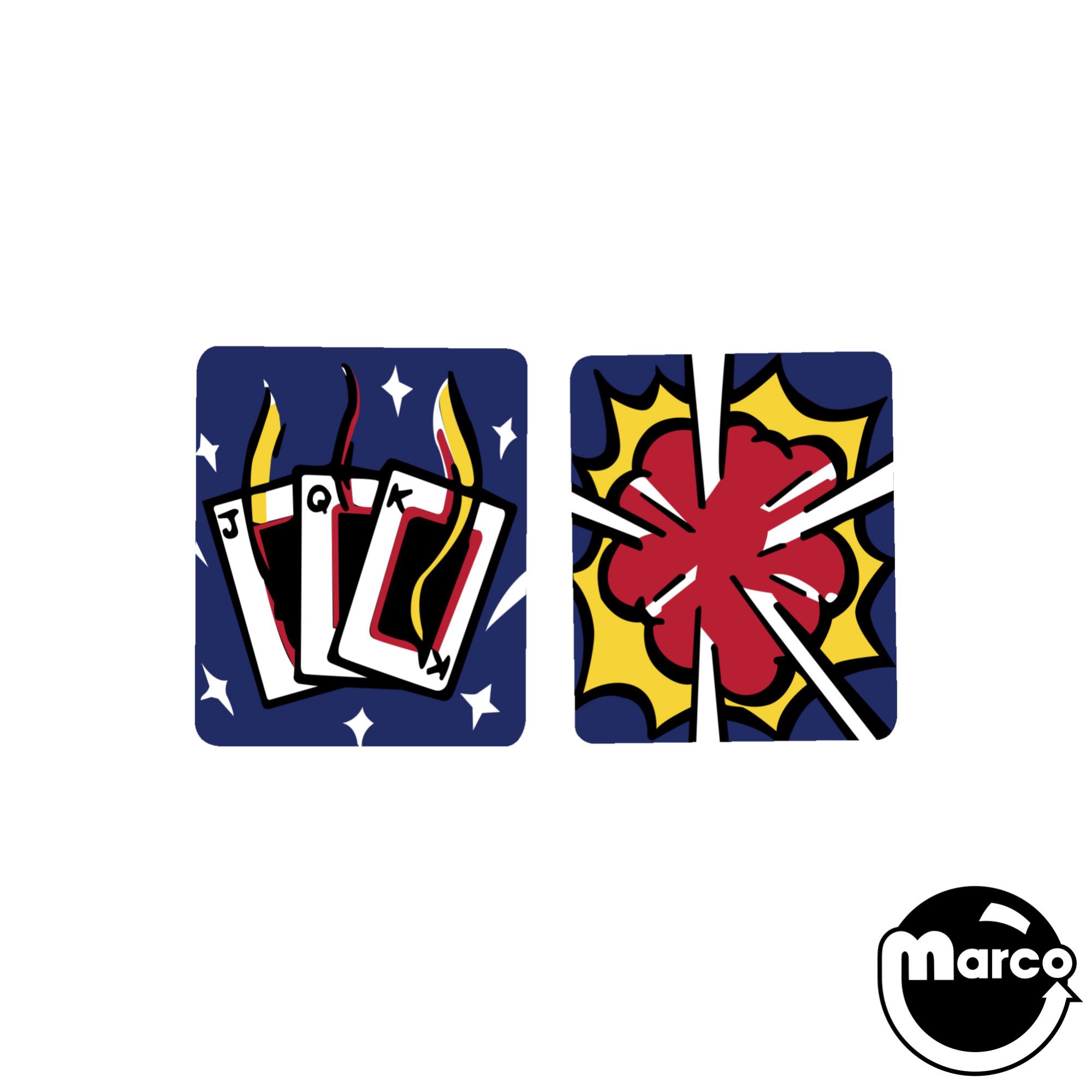 THEATRE OF MAGIC (Bally) Spinner decals