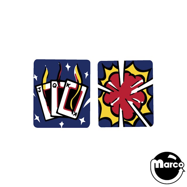 THEATRE OF MAGIC (Bally) Spinner decals
