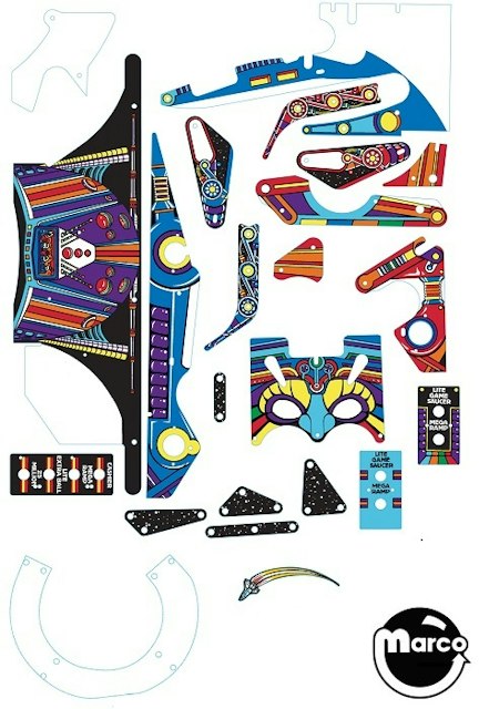 JACKBOT (Williams) Plastic set