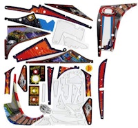 NO FEAR (Williams) Plastic set
