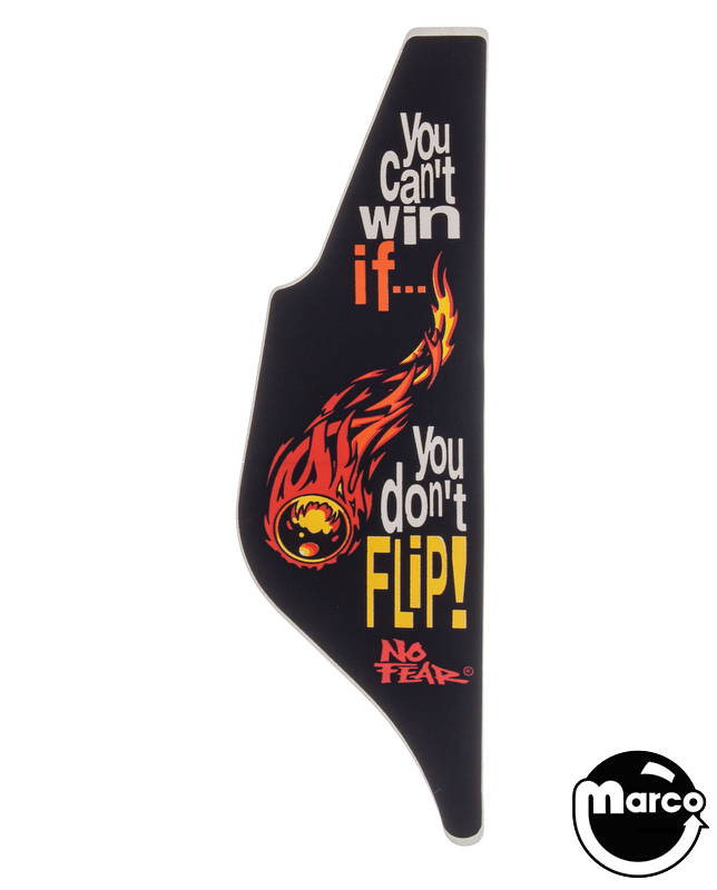 NO FEAR (Williams) Decal top ramp