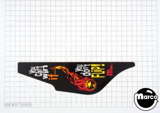 NO FEAR (Williams) Decal top ramp