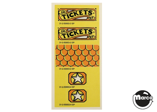 FUNHOUSE (Williams) Decals switch cover