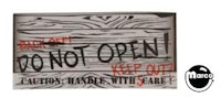 SCARED STIFF (Bally) Crate decal