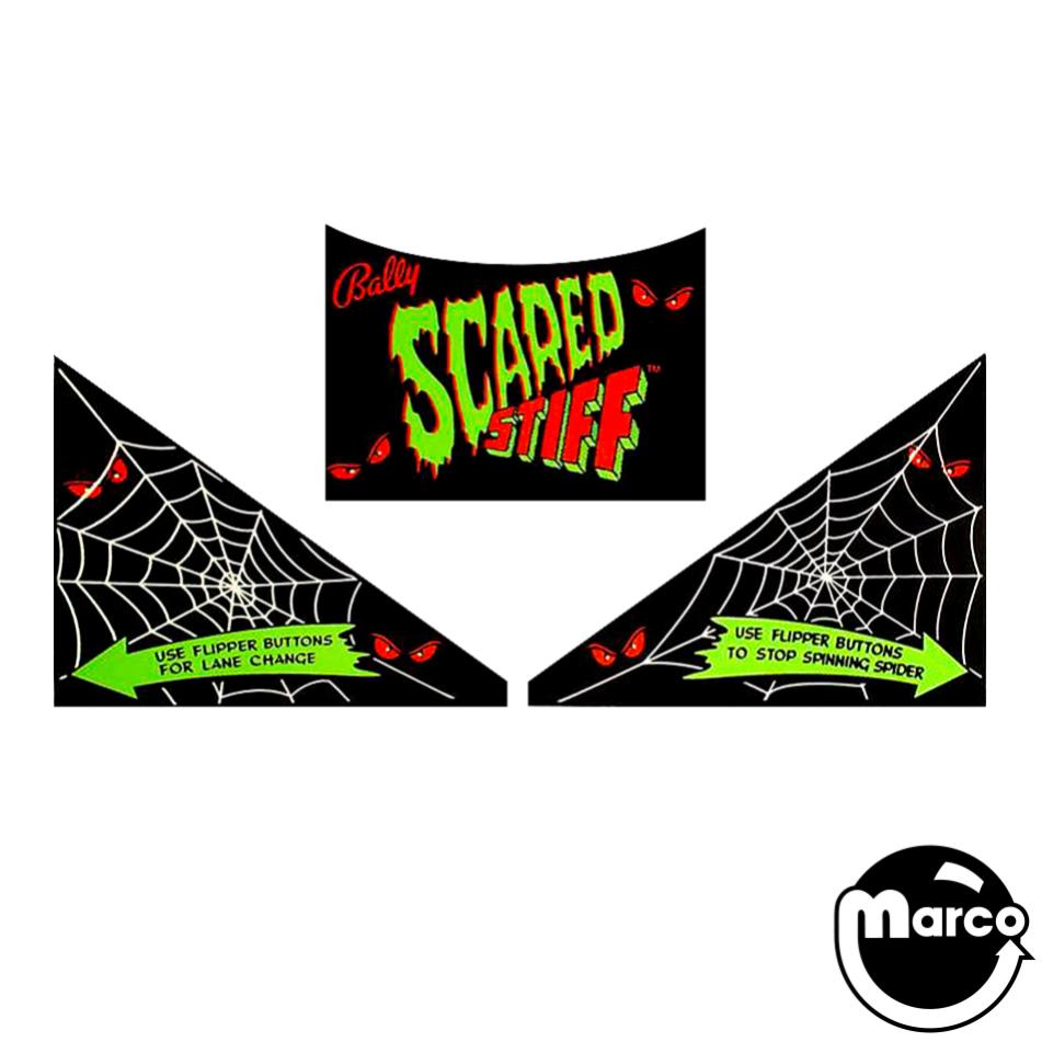 SCARED STIFF (Bally) Decal apron set