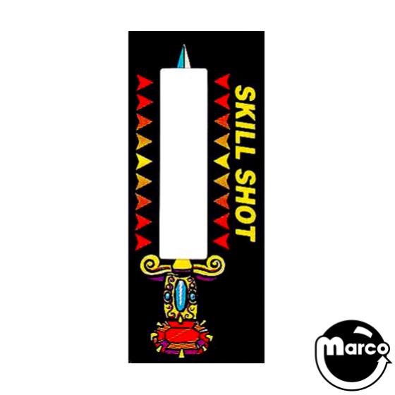 SCARED STIFF (Bally) shooter gauge decal