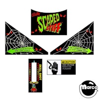 SCARED STIFF (Bally) Decal complete apron set