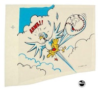 SLUGFEST (Williams) decal up deck left