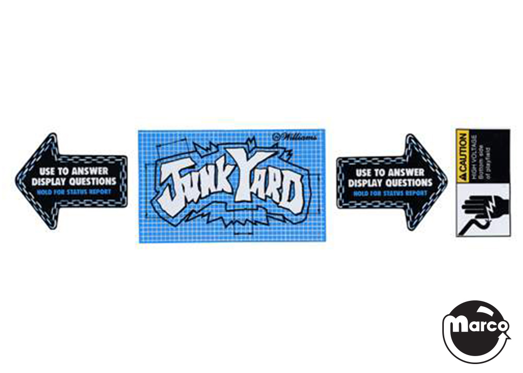 JUNKYARD (Williams) Decal apron