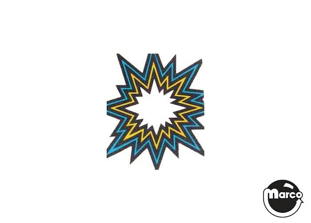 JUNKYARD (Williams) Decal Blue Target