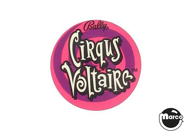 CIRQUS VOLTAIRE (Bally) Decal under ramp