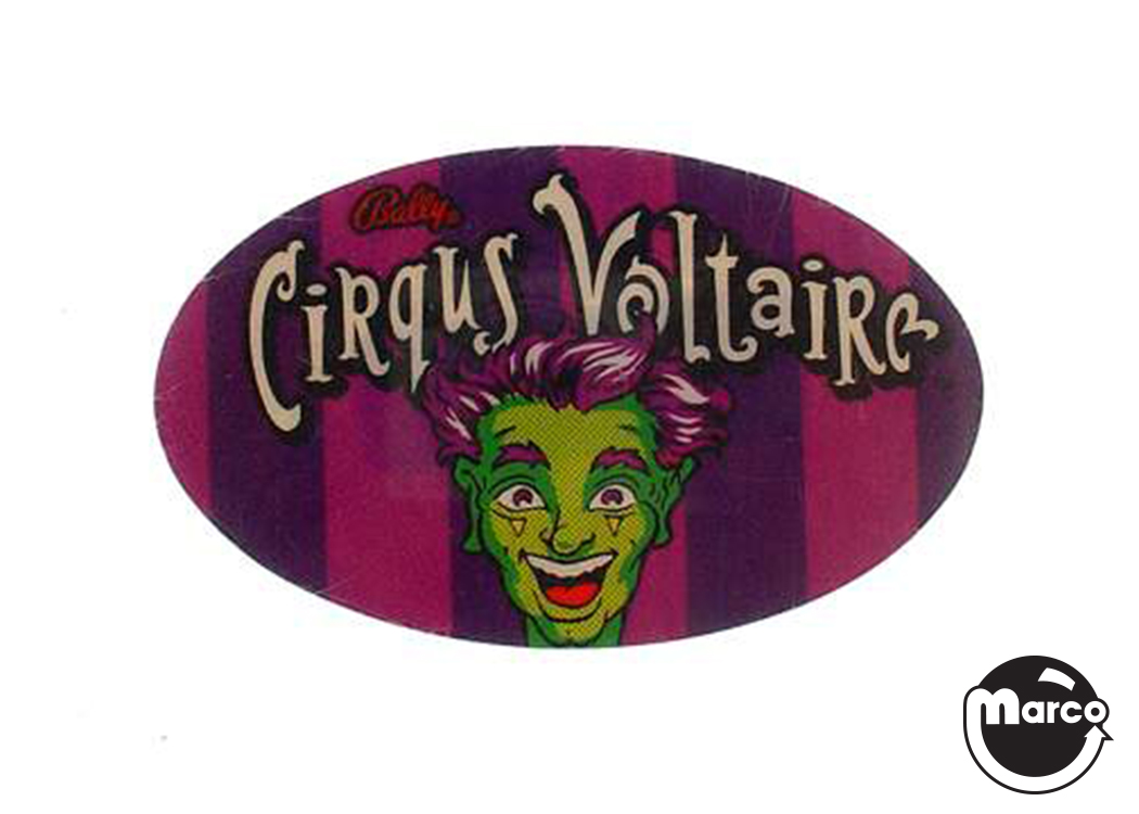CIRQUS VOLTAIRE (Bally) Decal oval