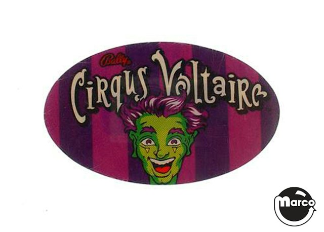 CIRQUS VOLTAIRE (Bally) Decal oval