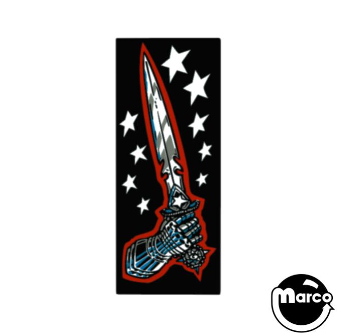 MEDIEVAL MADNESS (Williams) Decal sword