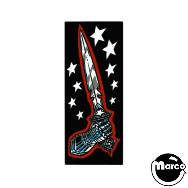 MEDIEVAL MADNESS (Williams) Decal sword