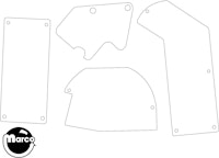 CACTUS CANYON (Bally) Air Ball Protector Set