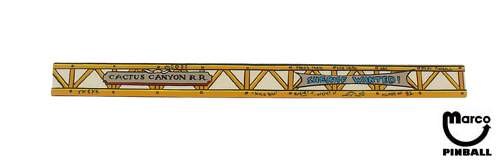 CACTUS CANYON (Bally) U decal