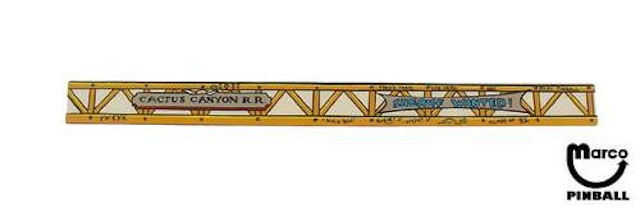CACTUS CANYON (Bally) U decal