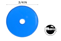 Washer - PETG blue 3/4 inch OD No.6