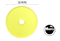Washer - PETG yellow 3/4 inch OD No.6