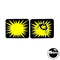 BLACKOUT spinner decals -  1 pair/set