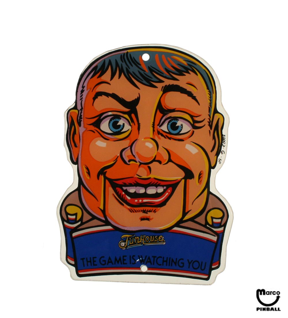 FUNHOUSE (Williams) Rudy promo plastic