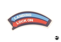 F-14 TOMCAT (Williams) L Lock decal